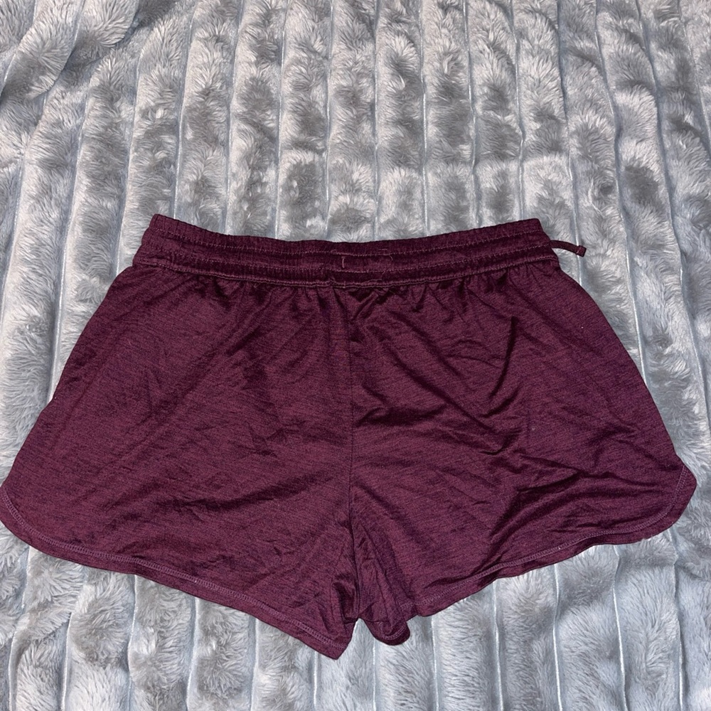 Reebok Women's Burgundy Athletic Shorts - Picture 3 of 3